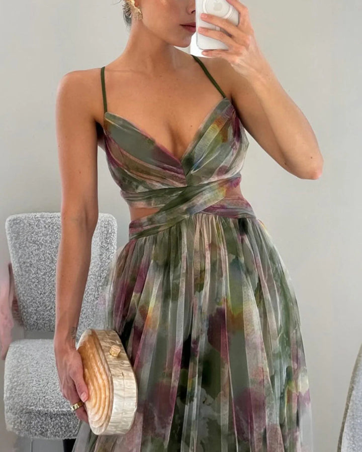 Auviero™ | Robe Maxi Élégance Florale