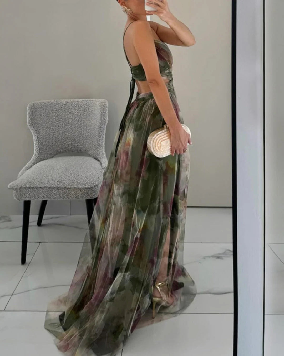 Auviero™ | Robe Maxi Élégance Florale