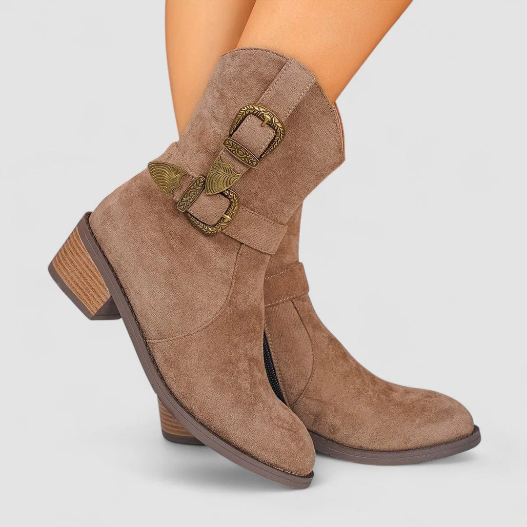 Auviero™ | Bottes Western Orthopédiques Rosa