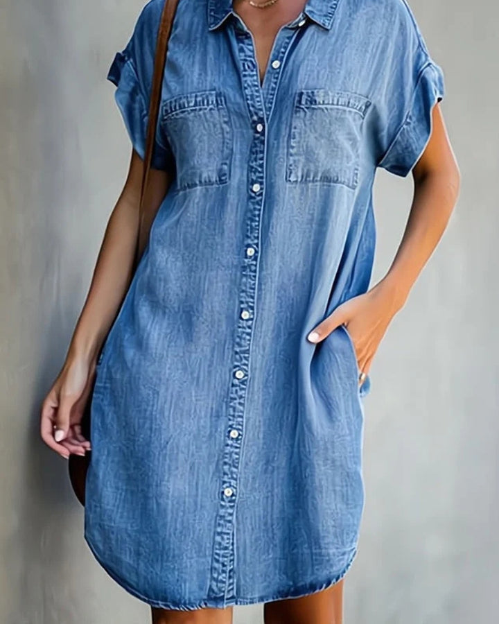 Helen™ | Robe chemise à boutons