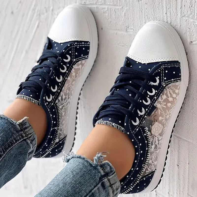 Auviero™ | Baskets Élégantes en Dentelle