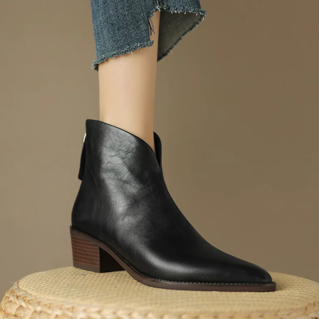 Auviero™ | Bottines Élégantes en Cuir
