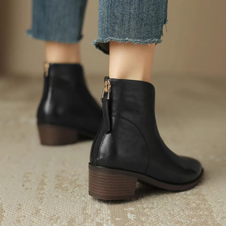 Auviero™ | Bottines Élégantes en Cuir
