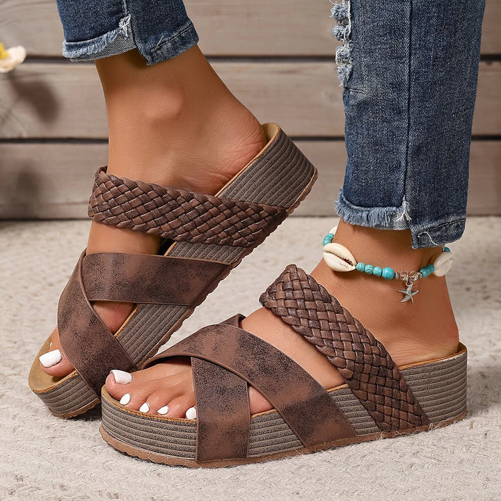 Ophélie™ | Sandales Élégance Tressée