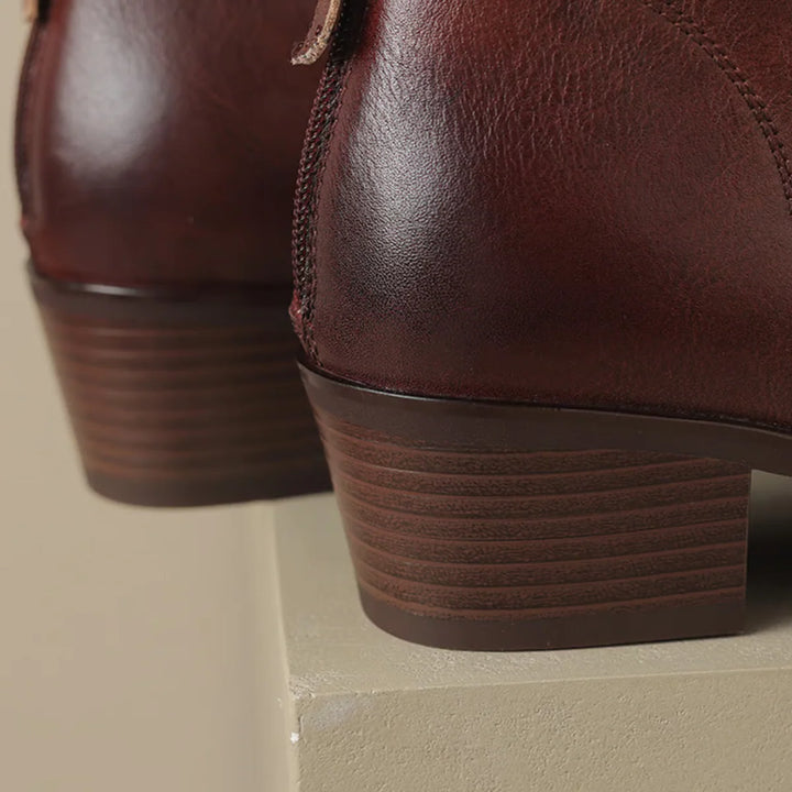 Auviero™ | Bottines Élégantes en Cuir
