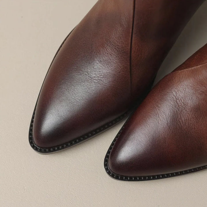 Auviero™ | Bottines Élégantes en Cuir