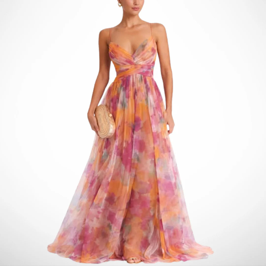 Auviero™ | Robe Maxi Élégance Florale