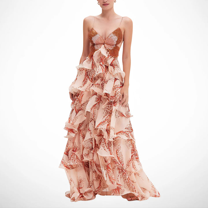 Auviero™ | Robe Maxi Papillon Signature