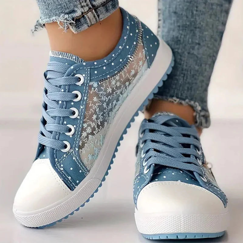 Auviero™ | Baskets Élégantes en Dentelle