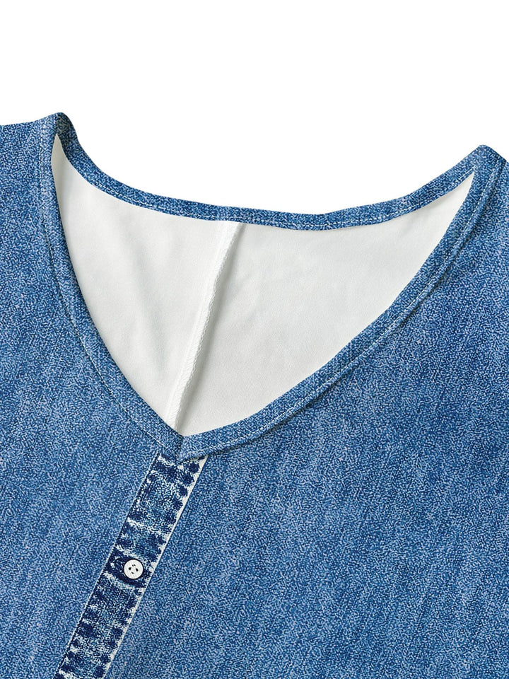 Hélène™ | Robe en denim rétro