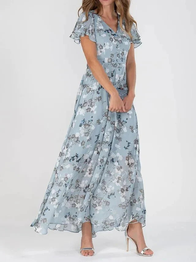 Romane™ | Robe Longue Fleurie Élina