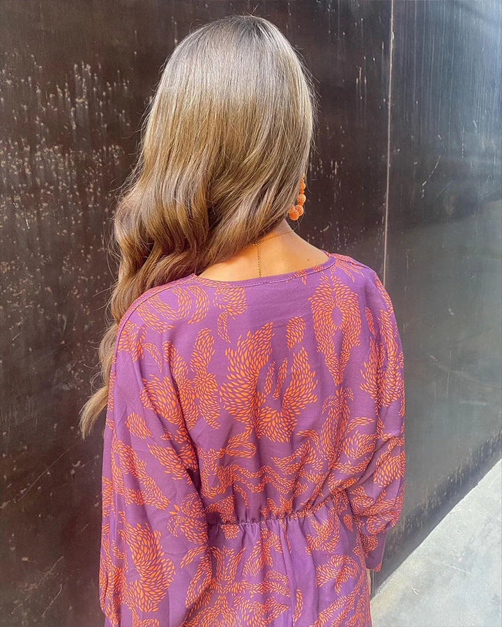 Auviero™ | Robe Midi Élégance Florale