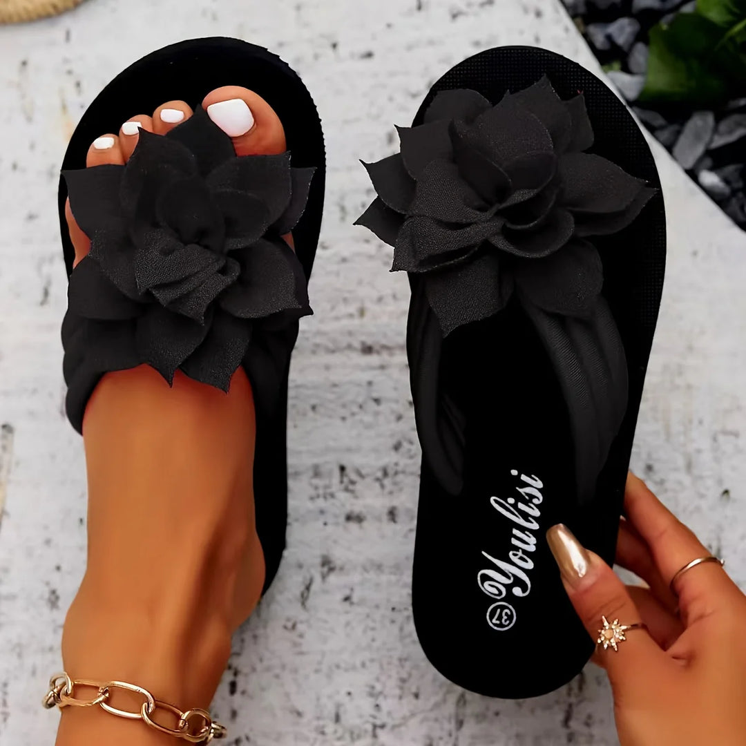 Héloïse™ | Sandales Fleur Élégante Livia
