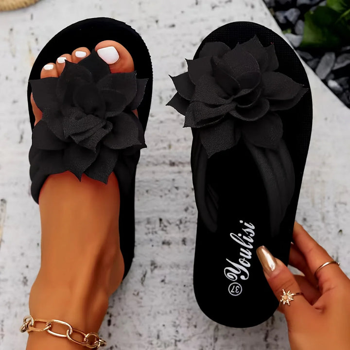 Héloïse™ | Sandales Fleur Élégante Livia