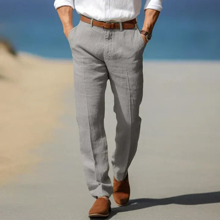 Santi™ | Pantalons en Lin Légers pour Jours Chauds
