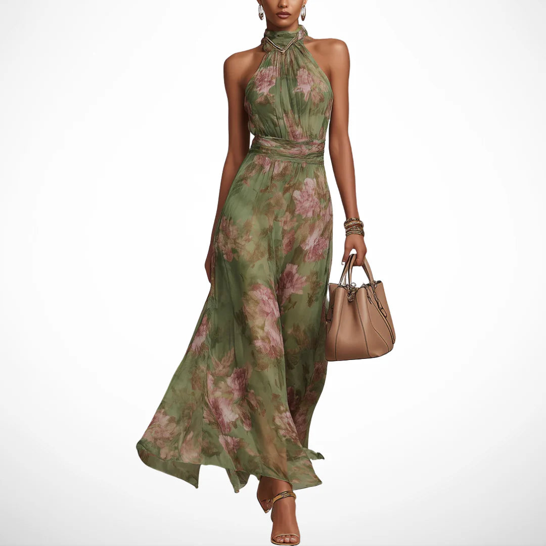 Auviero™ | Robe Longue Élégante Florale Élise