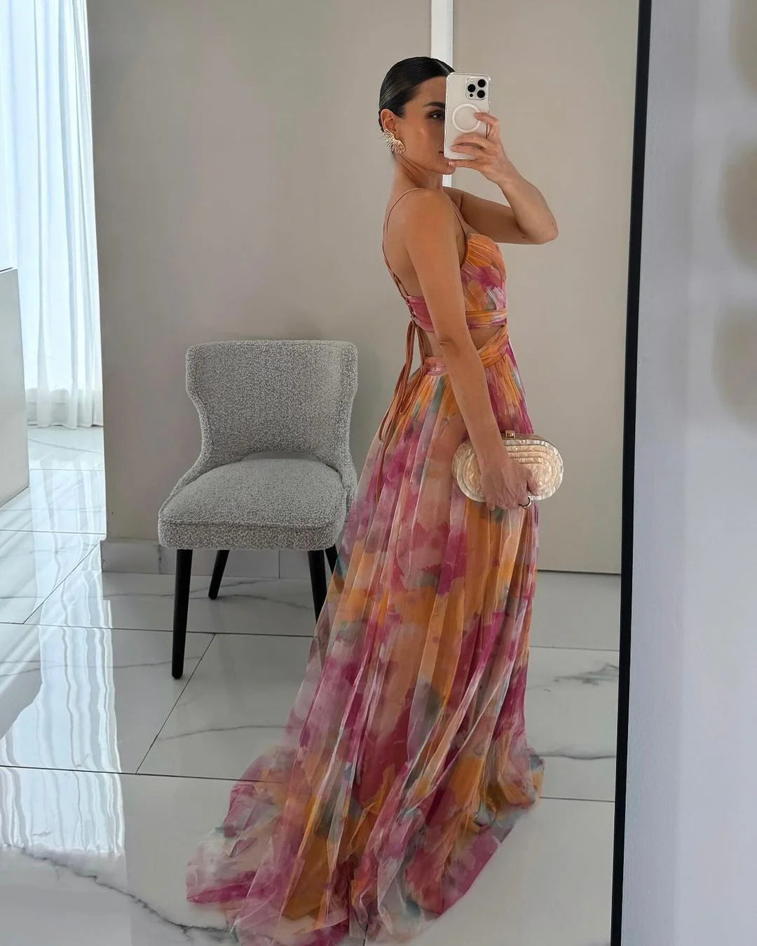 Auviero™ | Robe Maxi Élégance Florale