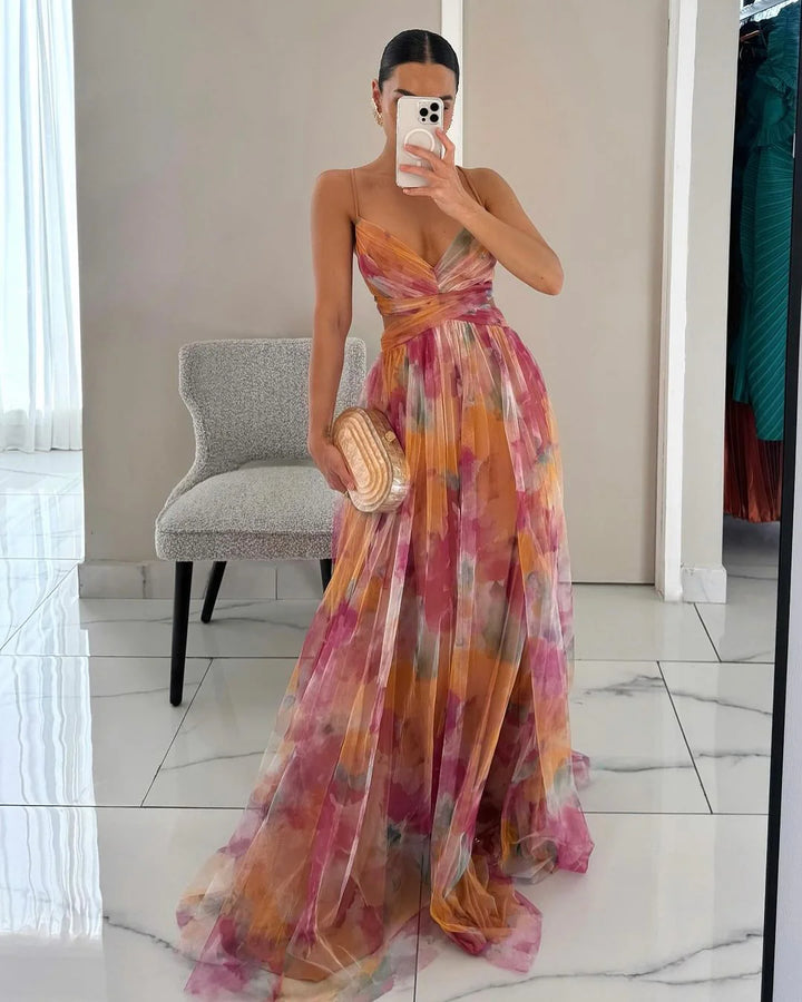 Auviero™ | Robe Maxi Élégance Florale