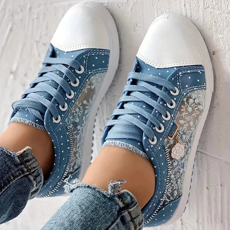 Auviero™ | Baskets Élégantes en Dentelle