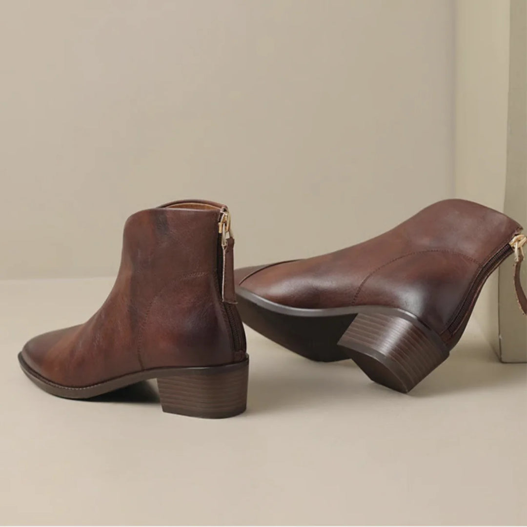 Auviero™ | Bottines Élégantes en Cuir