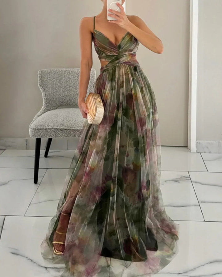 Auviero™ | Robe Maxi Élégance Florale