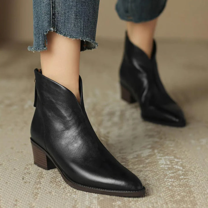 Auviero™ | Bottines Élégantes en Cuir