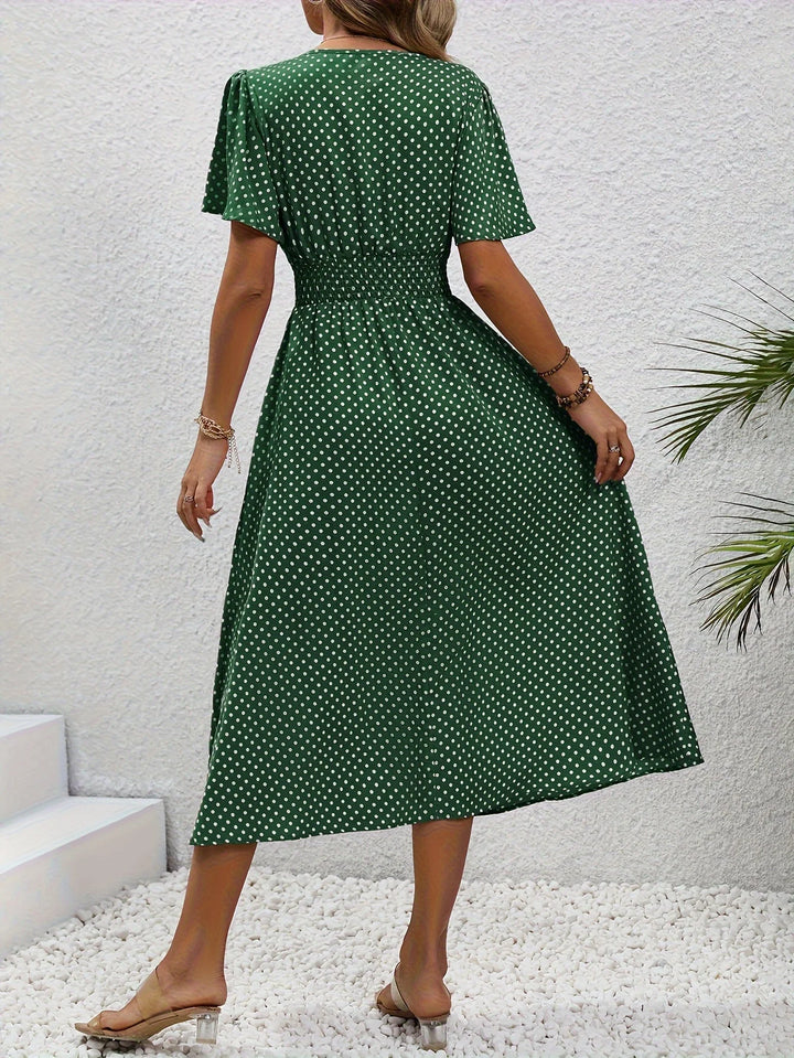 Louna™ | Robe Élégante Pois Élisa