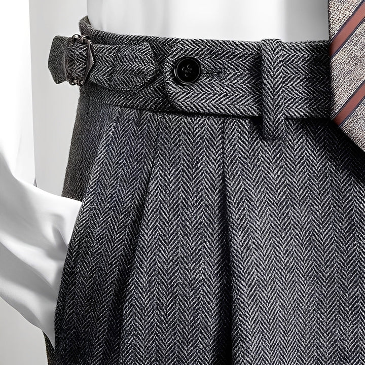 Osbert™ | Pantalons décontractés en tweed de laine pour homme