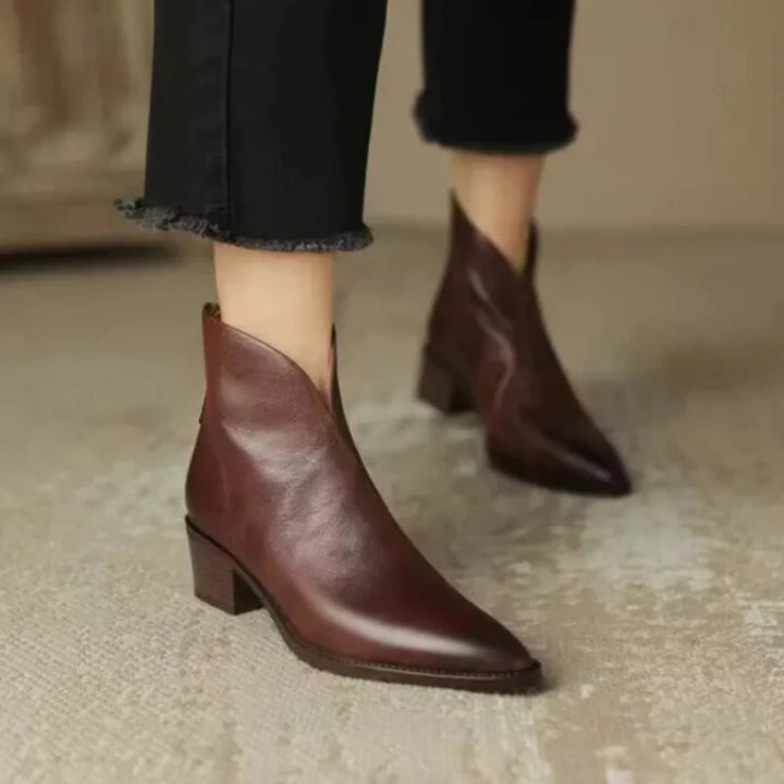 Auviero™ | Bottines Élégantes en Cuir