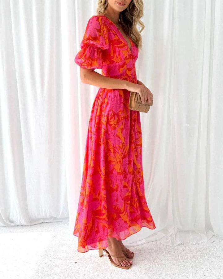 Auviero™ | Robe Maxi Éclat Solaire