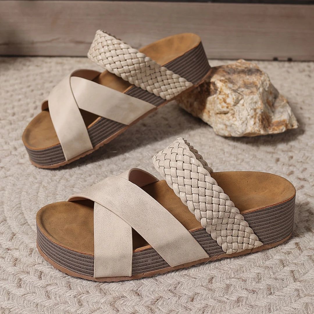 Ophélie™ | Sandales Élégance Tressée