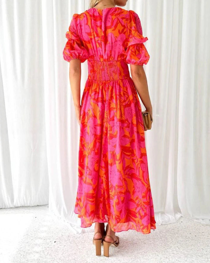 Auviero™ | Robe Maxi Éclat Solaire