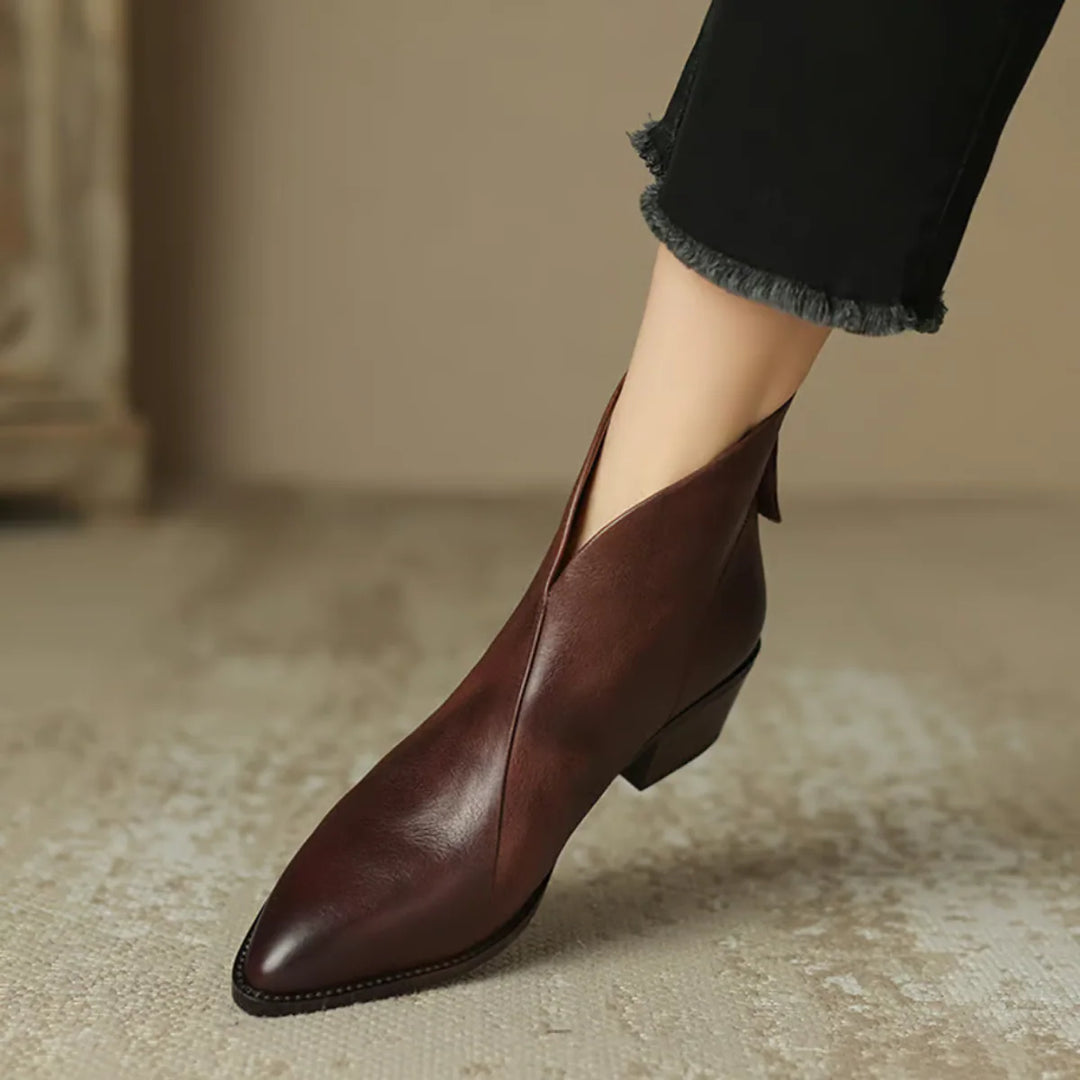 Auviero™ | Bottines Élégantes en Cuir