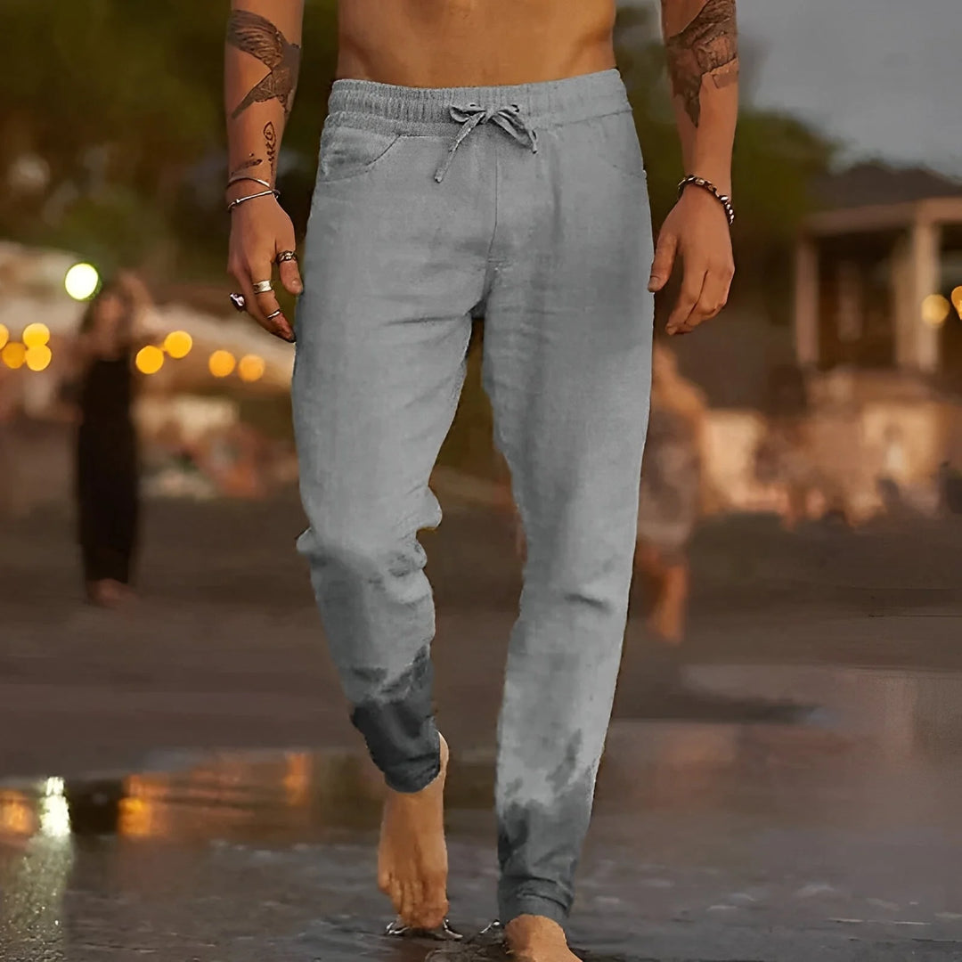 Trafford™ | Pantalons de plage en lin décontractés pour hommes