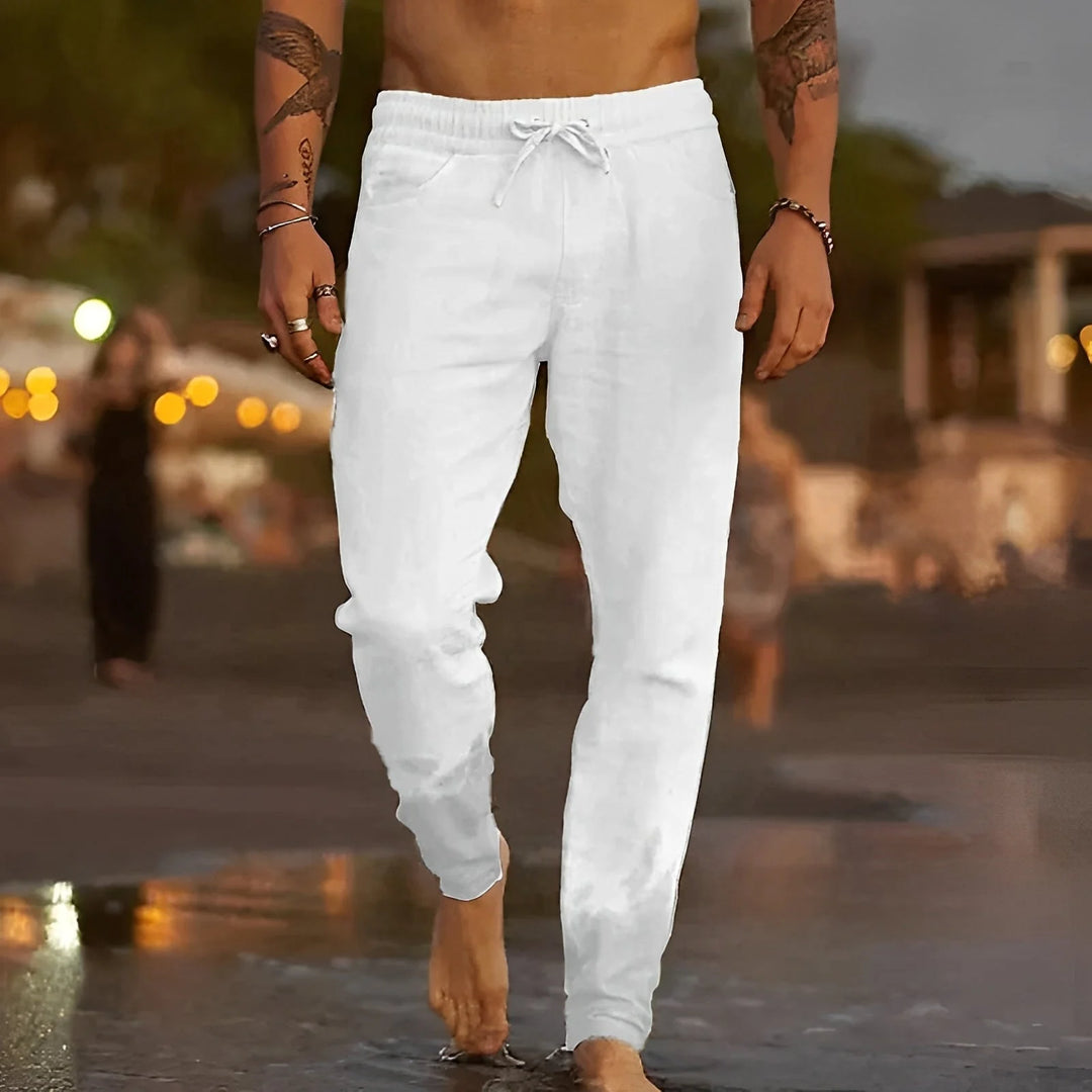 Trafford™ | Pantalons de plage en lin décontractés pour hommes