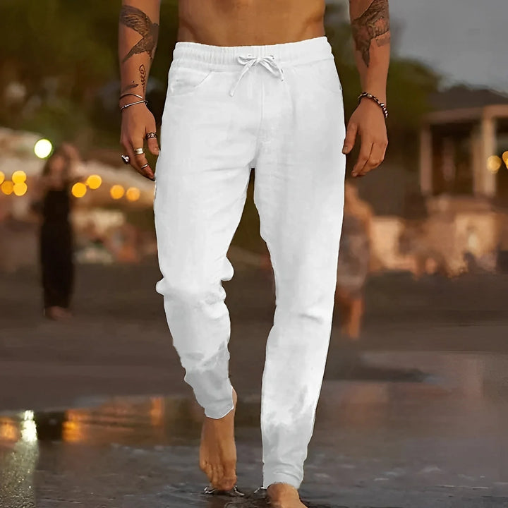 Trafford™ | Pantalons de plage en lin décontractés pour hommes