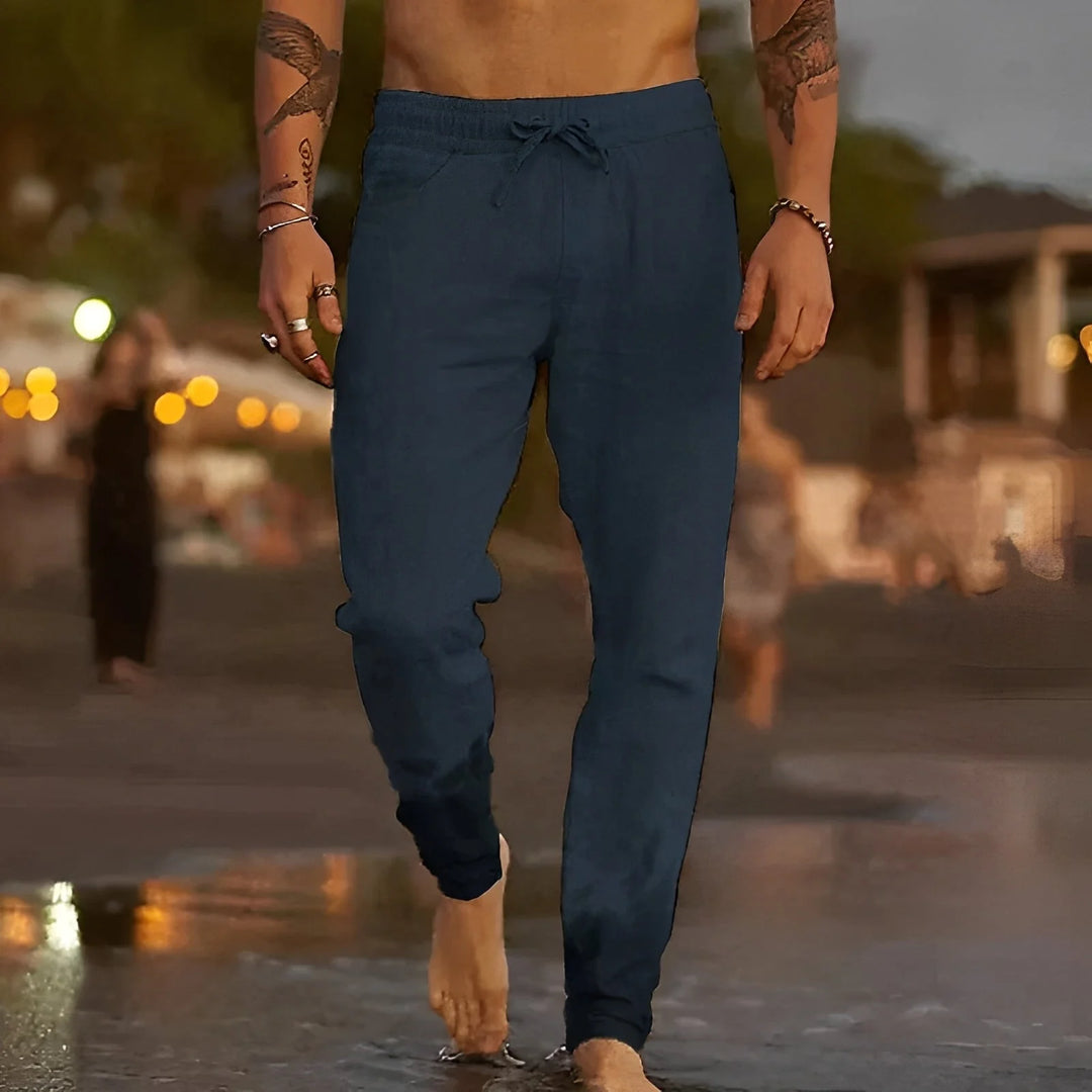Trafford™ | Pantalons de plage en lin décontractés pour hommes