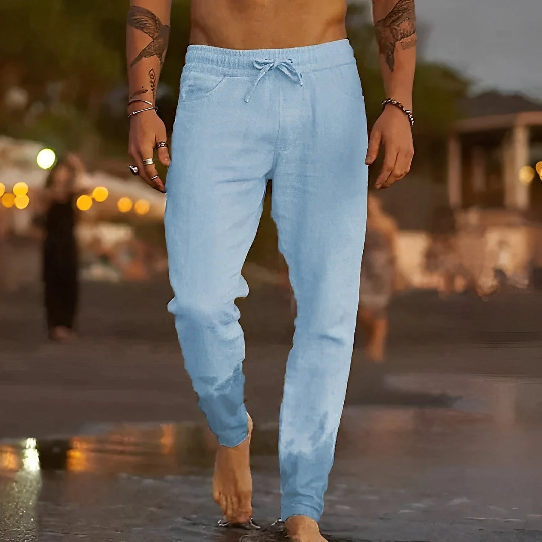 Trafford™ | Pantalons de plage en lin décontractés pour hommes