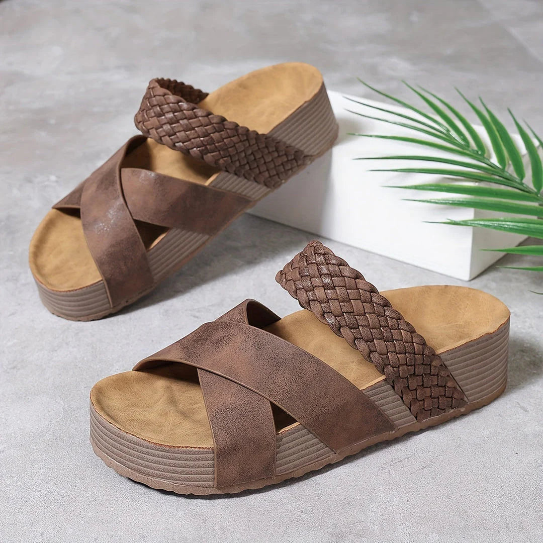 Ophélie™ | Sandales Élégance Tressée