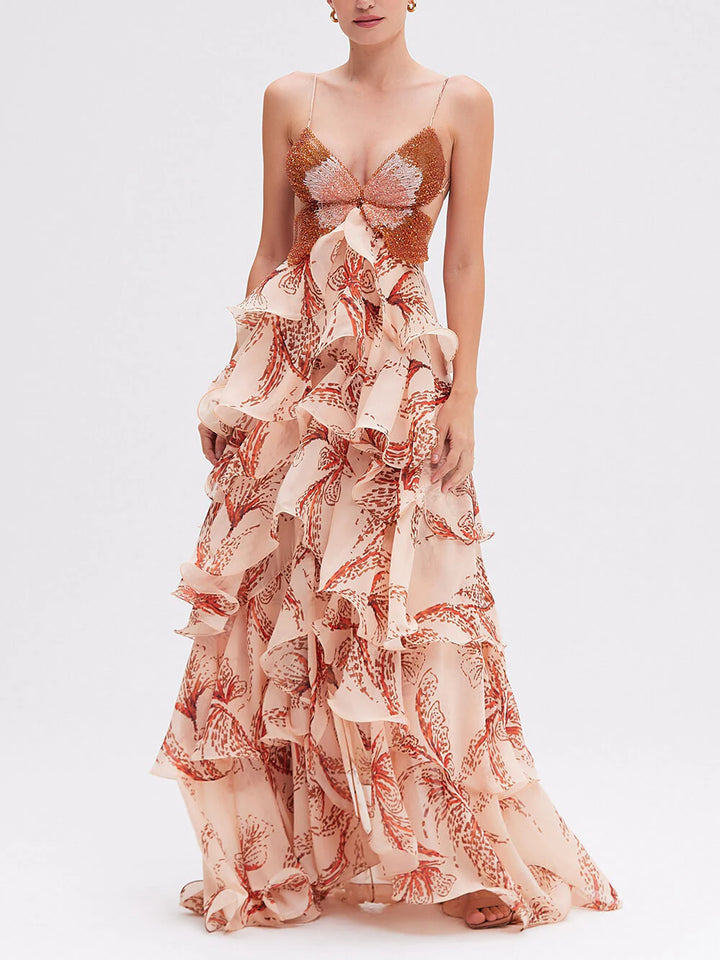 Auviero™ | Robe Maxi Papillon Signature