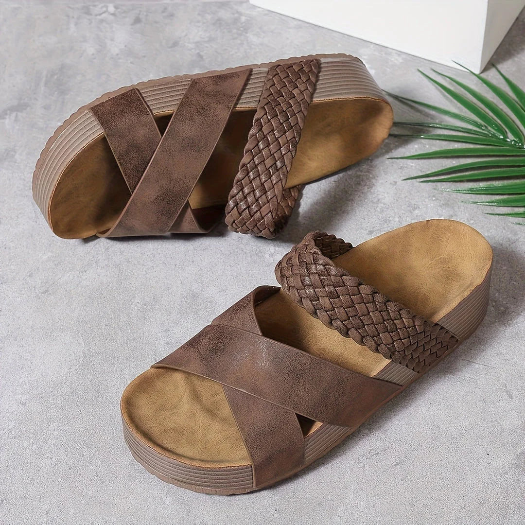 Ophélie™ | Sandales Élégance Tressée