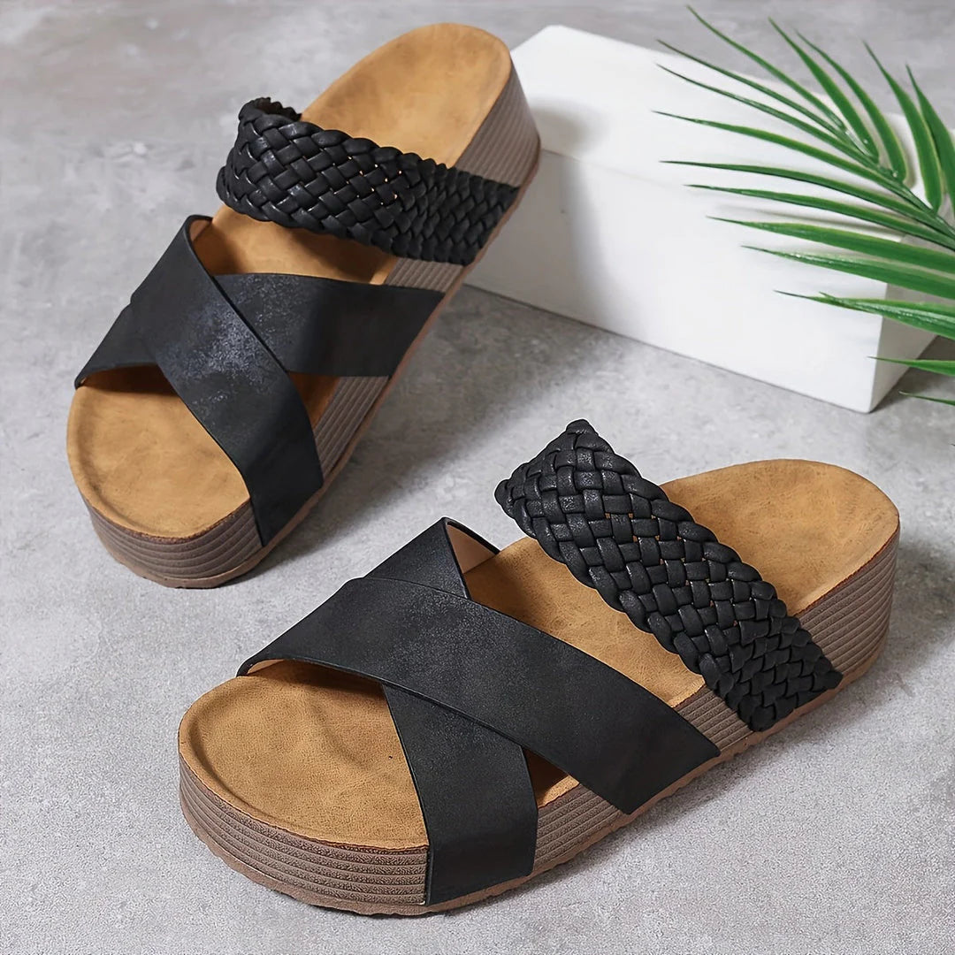 Ophélie™ | Sandales Élégance Tressée