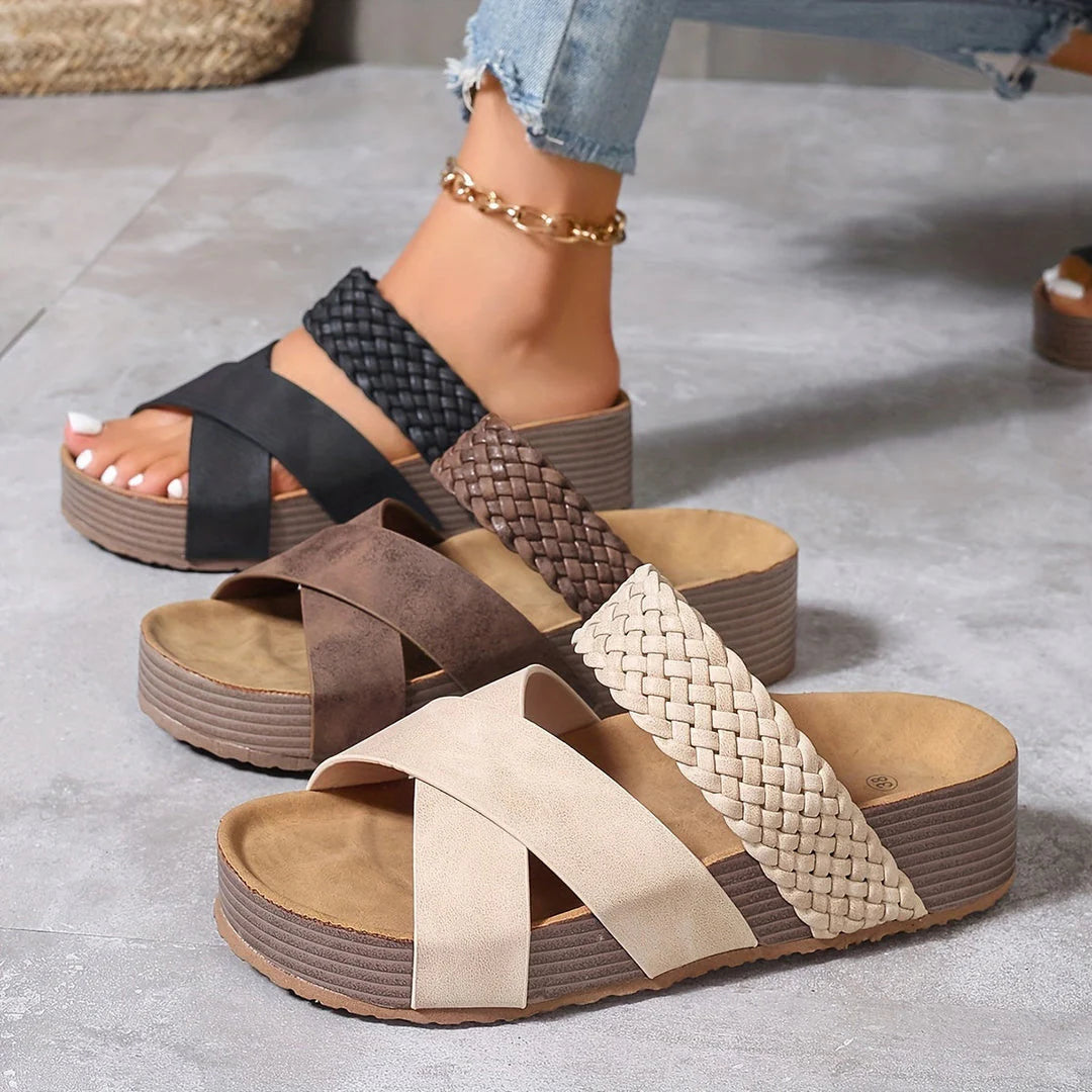 Ophélie™ | Sandales Élégance Tressée