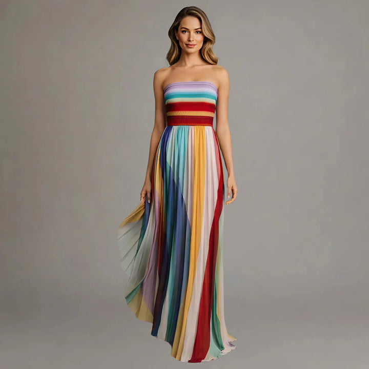 Auviero™ | Robe Maxi Lumière Colorée
