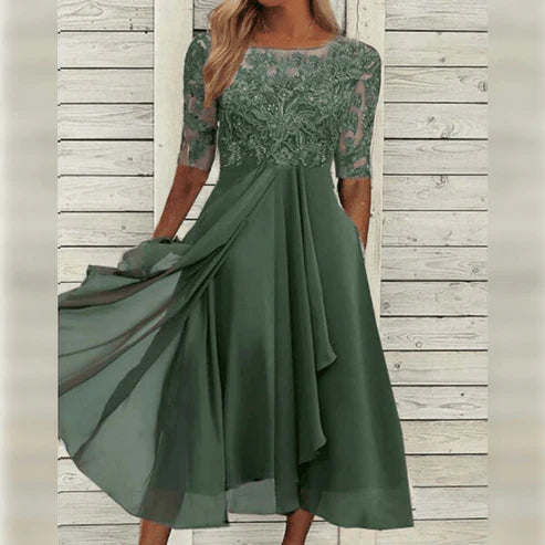 Auviero™ | Robe Élégance Dentelle Léa