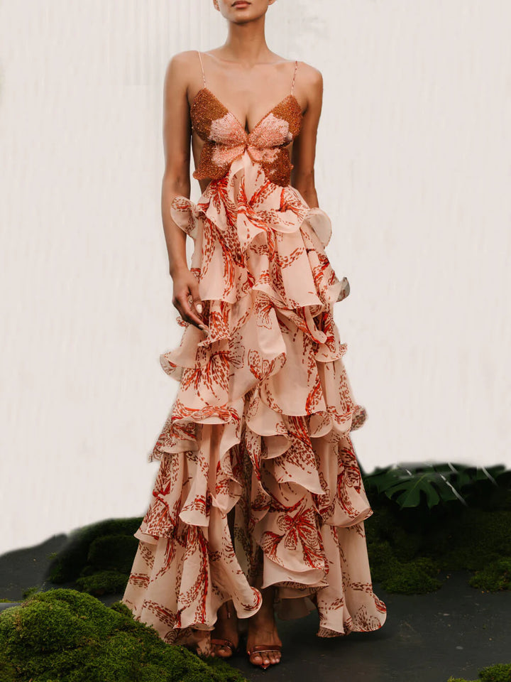 Auviero™ | Robe Maxi Papillon Signature