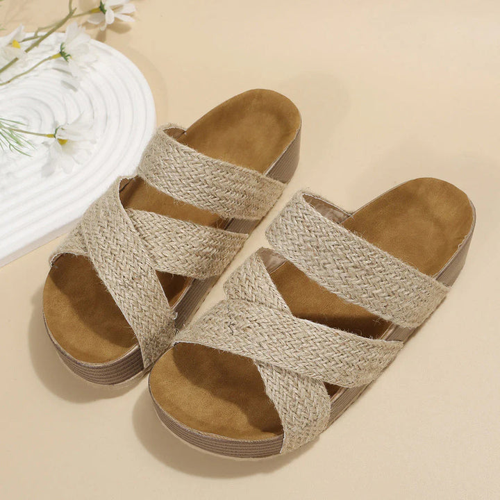 Ophélie™ | Sandales Élégance Tressée