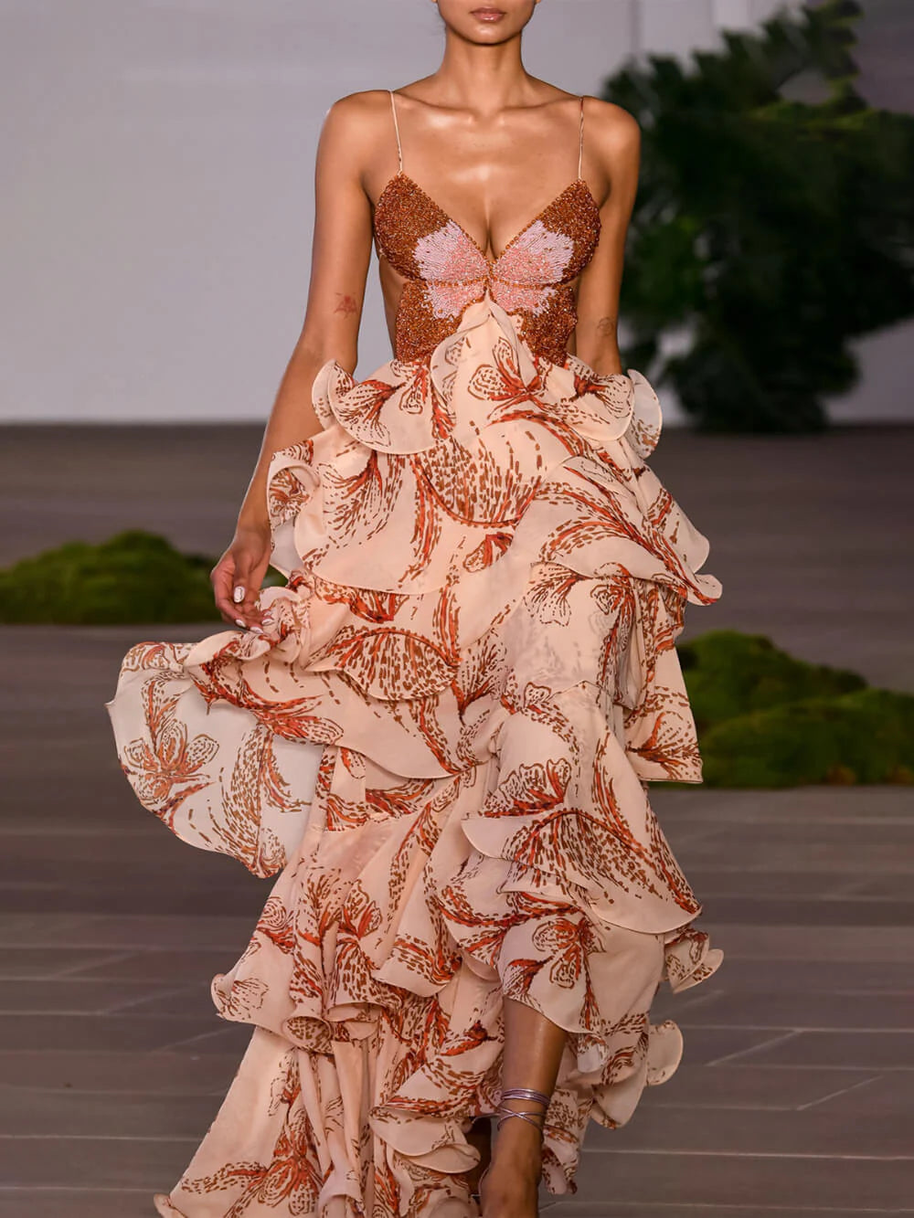 Auviero™ | Robe Maxi Papillon Signature