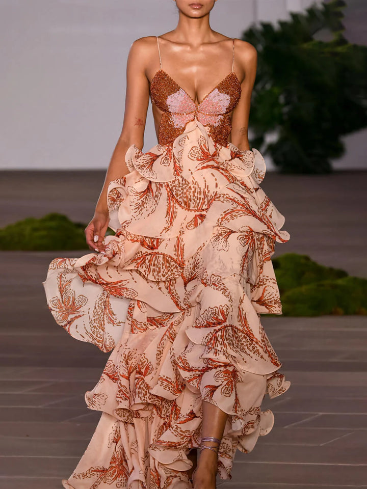 Auviero™ | Robe Maxi Papillon Signature