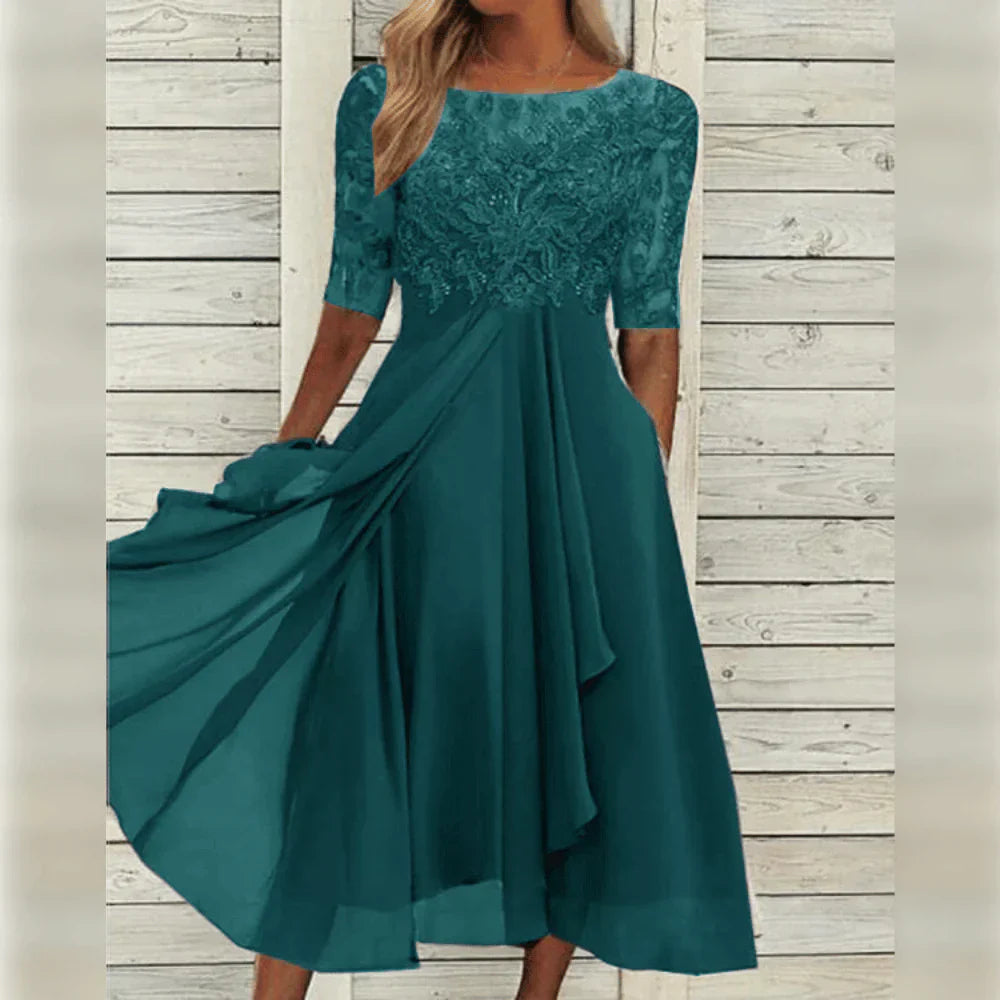 Auviero™ | Robe Élégance Dentelle Léa